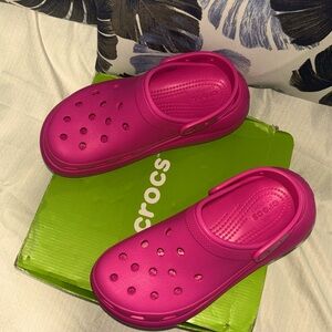 Barbie Pink Crocs Size 9